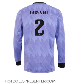 Real Madrid Daniel Carvajal #2 Borta Matchtröja 2022-23 Långärmad